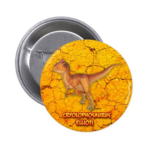 Cryolophosaurus Pinback Buttons