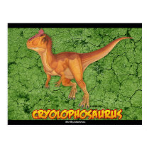 Cryolophosaurus postcard set postcards