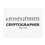 Cryptographer (Adventure Of The Dancing Men) postcards