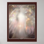 crystal angel Happy holidays Posters