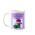 crystal ball fortune teller joke, crystal ball ... mugs