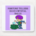 crystal ball fortune teller joke mousepads