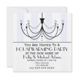 Crystal Chandelier Housewarming Party Invitation