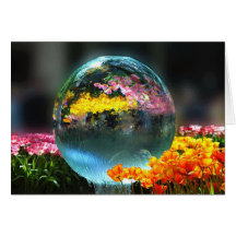 Crystal Clear Babe Greeting Card