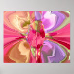 Crystal Floral Butterfly Dreams Print