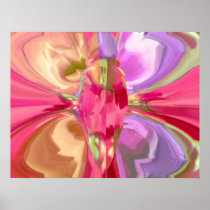 Crystal Floral Butterfly Dreams Print