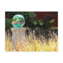Crystal globe postcards