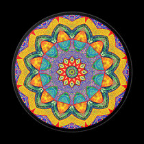 "Crystal Mandala Quilt" magnets