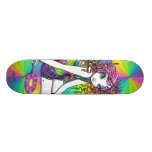 "Crystal" Rainbow Candy Fairy Art Skateboard