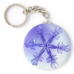 Crystal Snowflake Christmas Keychain