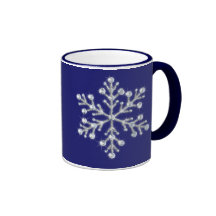 Crystal Snowflake Mug
