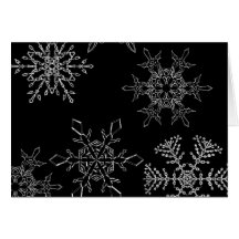 Crystal Snowflakes Card