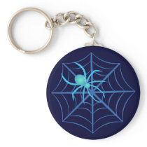 Crystal Spider Keychains