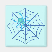 Crystal Spider Refrigerator Magnets