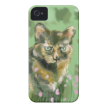 Crystal the feral cat iPhone 4 Case-Mate case