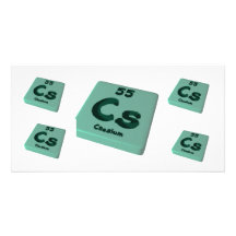 Cs Caesium Photo Cards