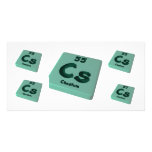 Cs Caesium photo cards
