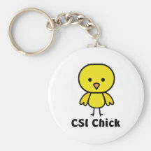 CSI Chick Keychain