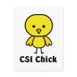 CSI Chick postcards