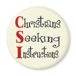 CSI Christian Acronymn Fridge Magnet