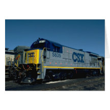 CSX GE B36-7 CARDS