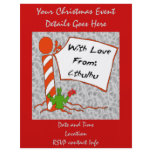 Cthulhu Christmas flyers