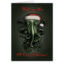 Cthulhu Claus (Card w/ inside greeting)