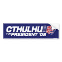 Cthulhu for President Bumper Sticker bumper stickers