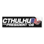 Cthulhu for President Bumper Sticker bumper stickers