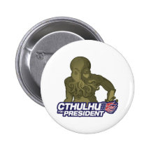 Cthulhu for President Button