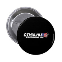 Cthulhu for President Button