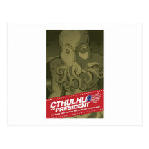 Cthulhu for President Postcard