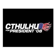 Cthulhu for President Postcard