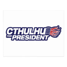 Cthulhu for President Postcard