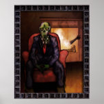 Cthulhu In a Suit Print