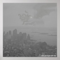 Cthulhu Nears New York Poster