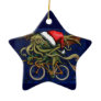 Cthulhu On A Bicycle Christmas Tree Ornaments