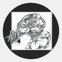 Cthulhu Round Sticker