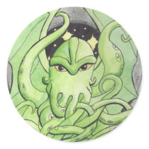 Cthulhu Round Sticker