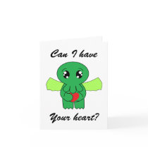 Cthulhu wants your heart greeting cards