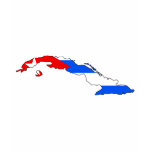 Cuba flag map t-shirts