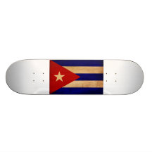 Cuba Flag Skate Boards