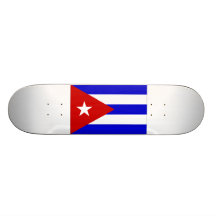 Cuba Flag Skate Deck