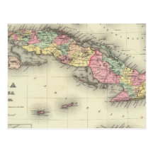 Cuba, Jamaica And Puerto Rico Post Card