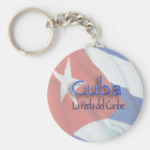 CUBA - La Perla del Caribe Keychains