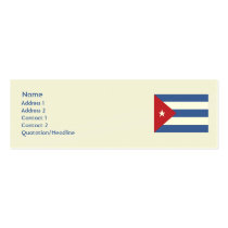 Cuba - Skinny business cards