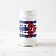 Cuba Stylish Girly Chic : Polka Dot Cuban Flag Mugs