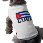 Cuba Vintage Flag pet clothing