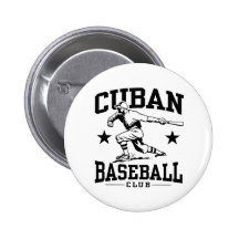 Cuban Baseball Pinback Buttons