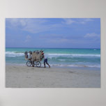 Cuban Beach Scene posters
